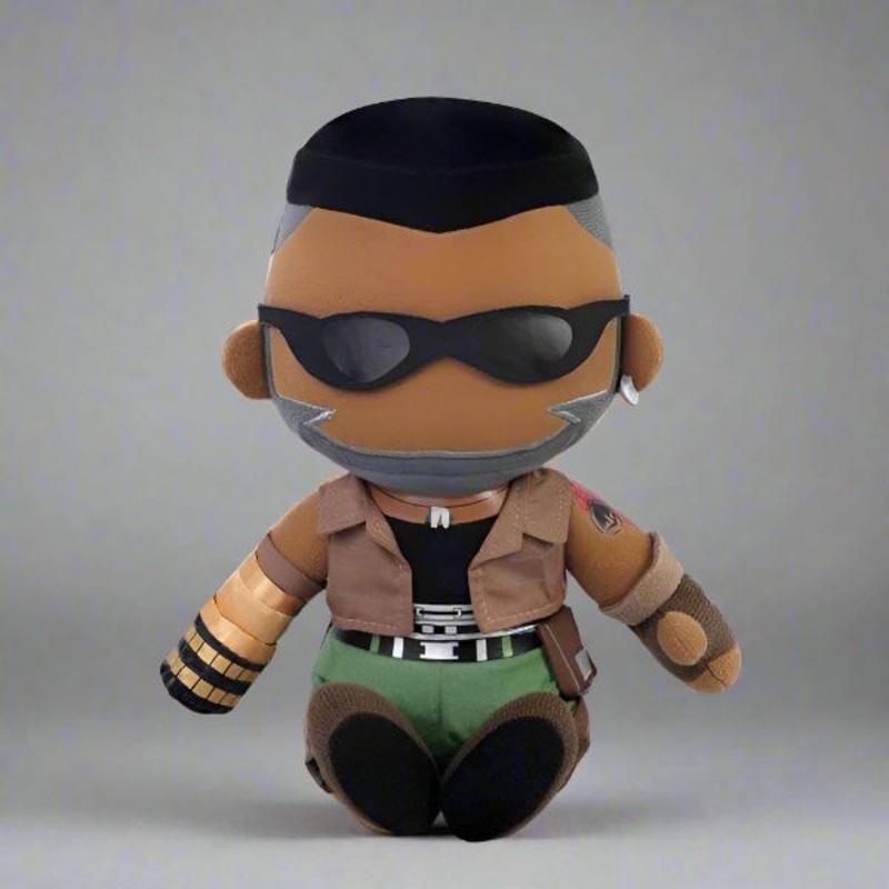 Barret Wallace Plush Final Fantasy VII Remake