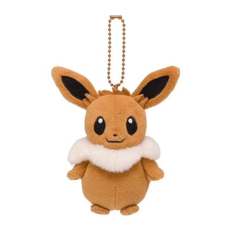 Eevee MofuMofu Mascot Plush Keychain