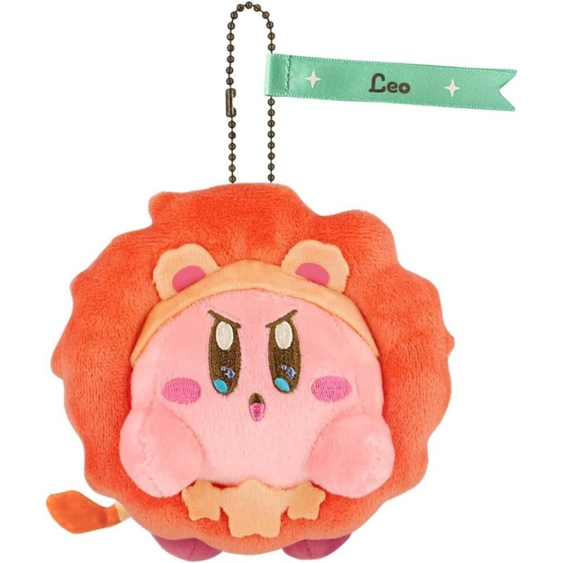 Kirby zodiac sign Leo Mascot Plush Keychain Kirby Horoscope Collection