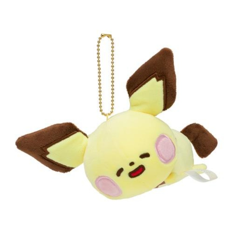 Pichu (lying down) Mascot Plush Keychain Pokmon Yurutto