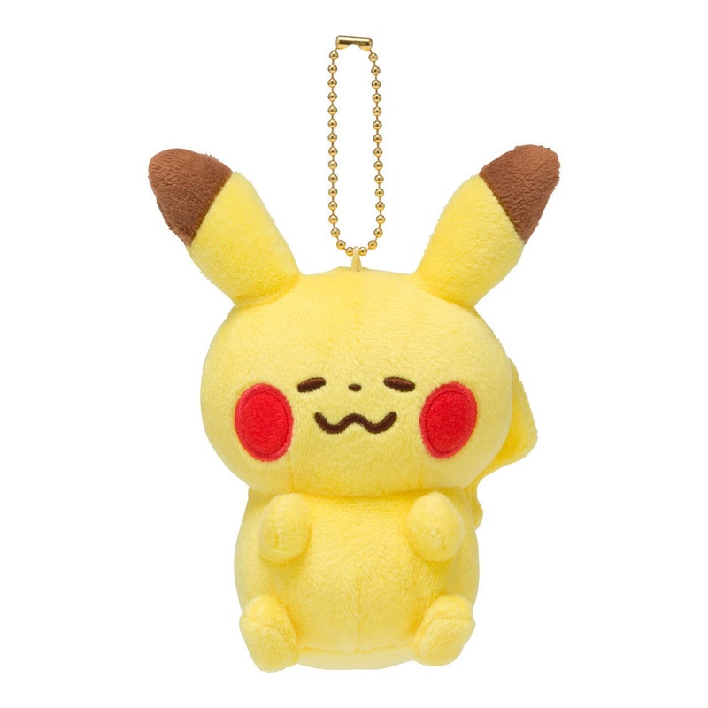 Pikachu Mascot Plush Keychain Pokmon Yurutto