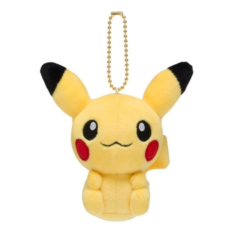Pikachu Motchiri (chubby) Mascot Plush Keychain Pokmon Dolls