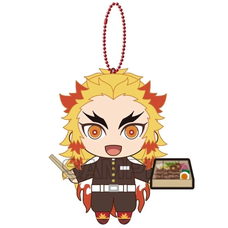 Rengoku Kyojuro Buruburuzu Mascot Plush Keychain Demon Slayer: Kimetsu no Yaiba
