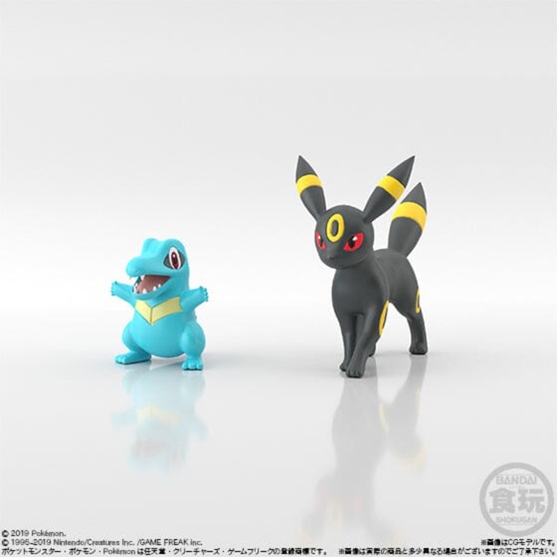 Totodile & Umbreon Pokmon Scale World Figure Johto Region 13
