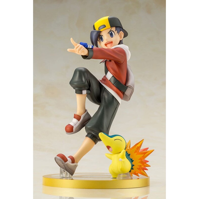 Ethan with Cyndaquil 1/8 Kotobukiya ARTFX J Figure Pokmon Series