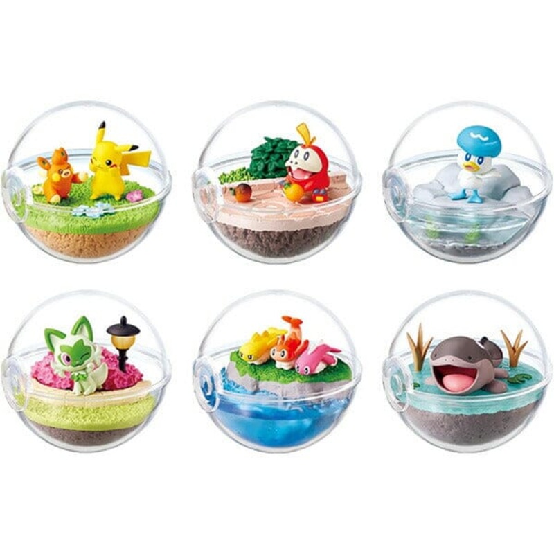 Pokmon Terrarium Figure Collection EX - Paintings of the world of Paldea (1 Pcs) RE-MENT