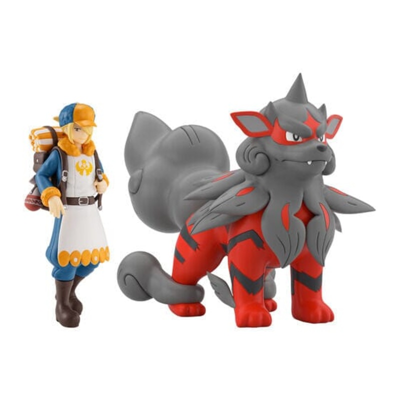 Volo & Hisuian Arcanine Pokmon Scale World Figure Hisui Region