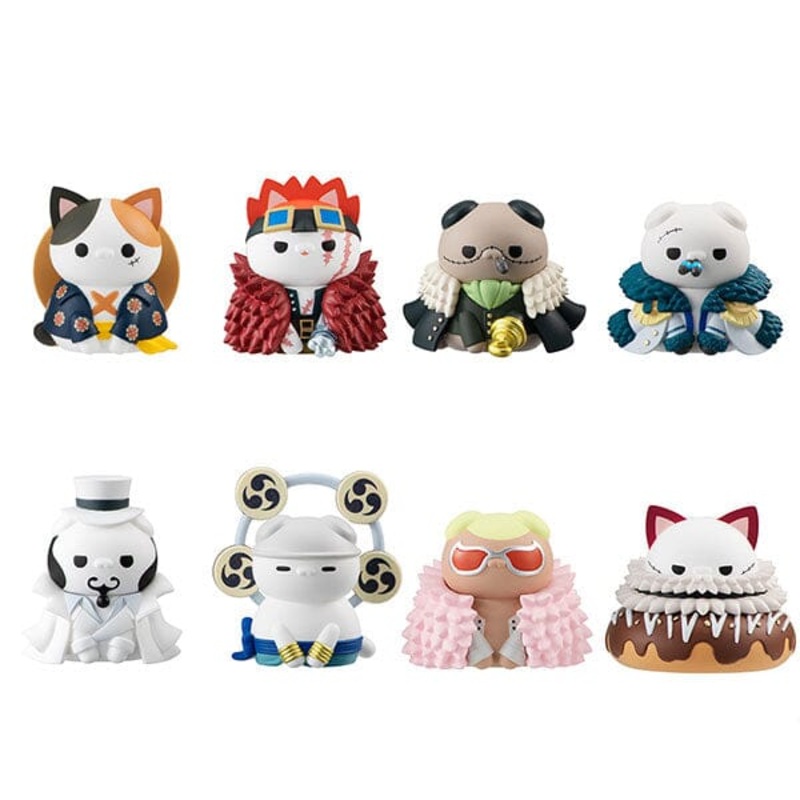 ONE PIECE Figure MEGA CAT PROJECT Nyan tomo Ookina Nyan Piece Nyaan! Luffy And His Worthy Rivals