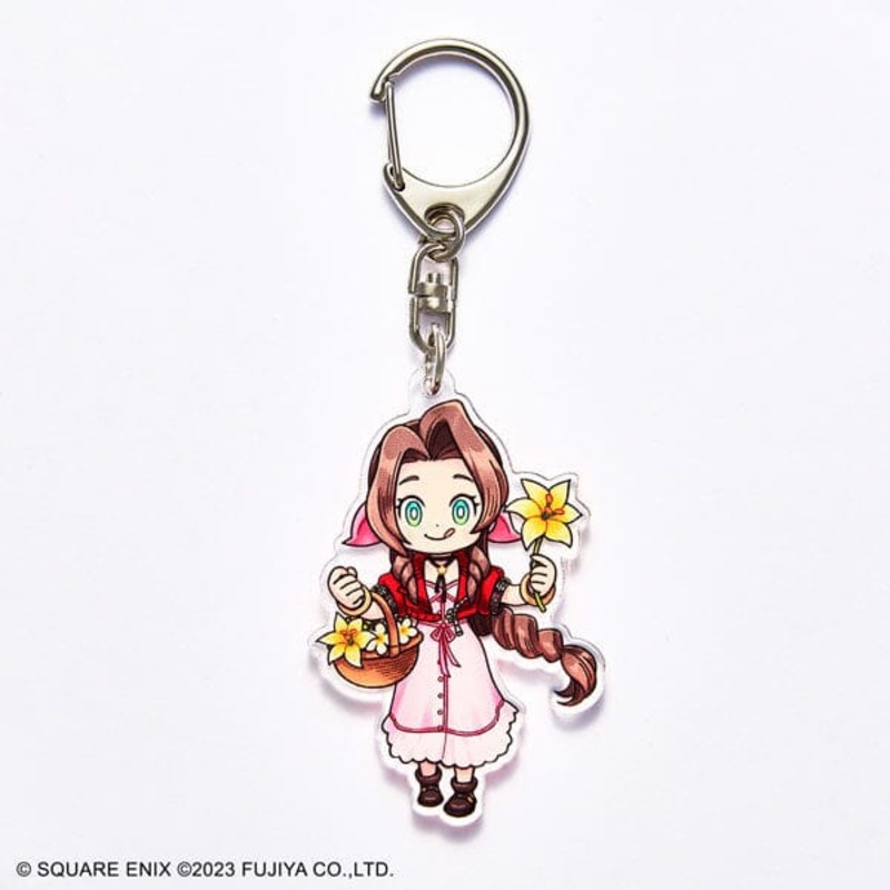 Aerith Acrylic Keychain FINAL FANTASY VII EVER CRISIS  Peko & Poko