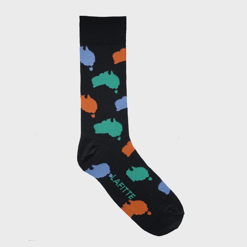 Australian Maps Sock
