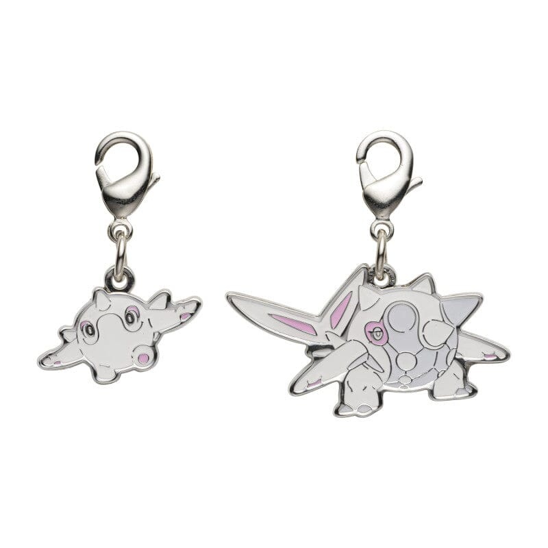 Cetoddle, Cetitan - National Pokdex Metal Charm Keychain #974, #975