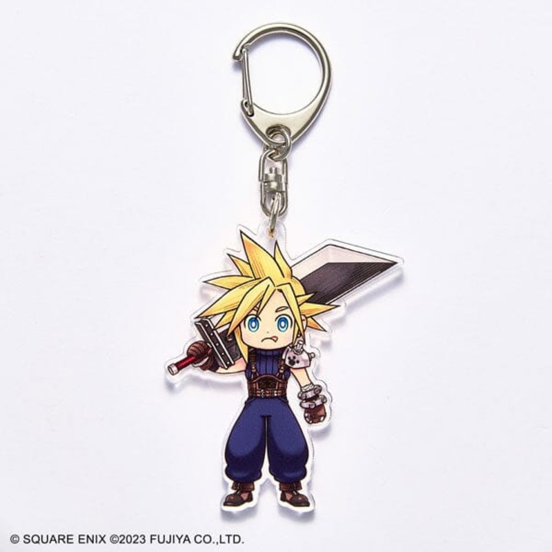 Cloud Acrylic Keychain FINAL FANTASY VII EVER CRISIS  Peko & Poko