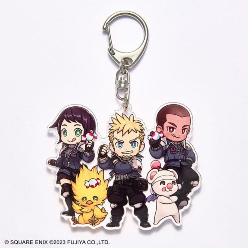 First Soldiers Acrylic Keychain FINAL FANTASY VII EVER CRISIS  Peko & Poko