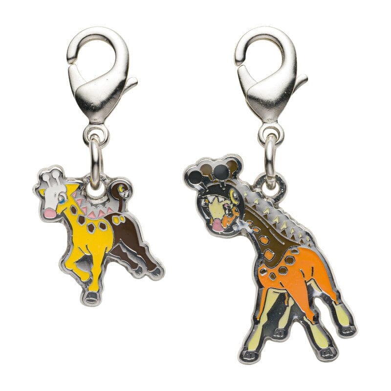 Girafarig, Farigiraf - National Pokdex Metal Charm Keychain #203, #981
