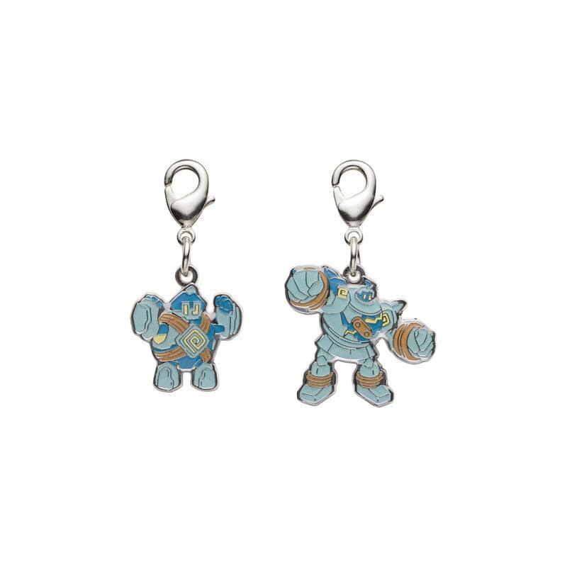 Golett, Golurk - National Pokdex Metal Charm Keychain #439, #122