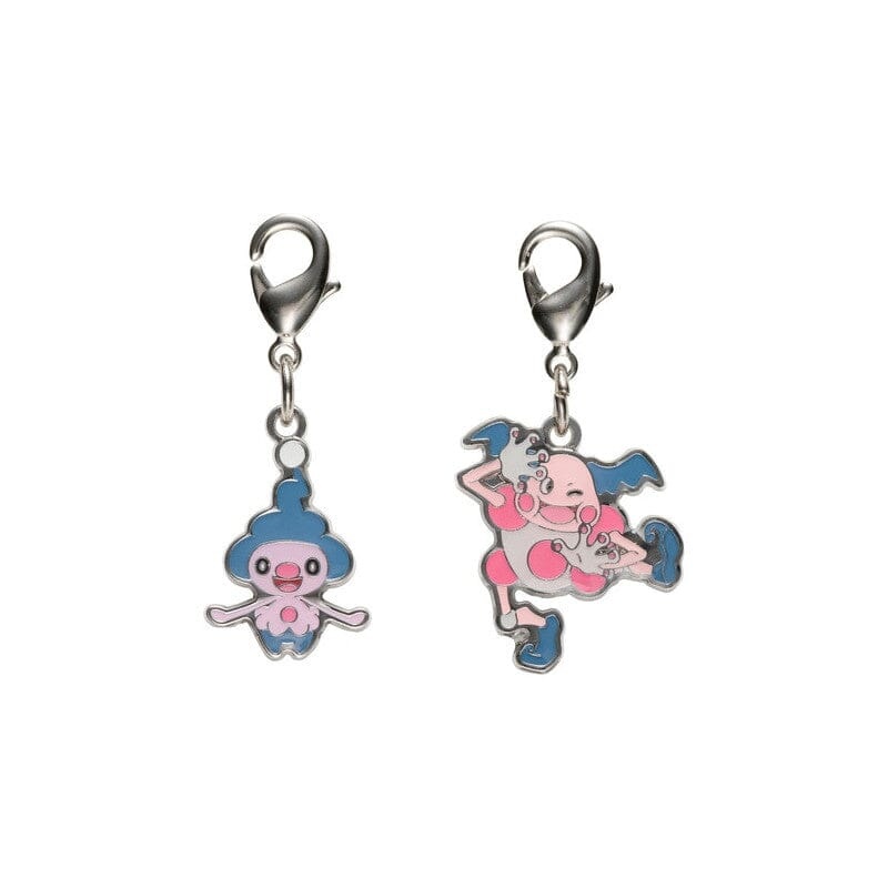 Mime Jr., Mr. Mime - National Pokdex Metal Charm Keychain #439, #122