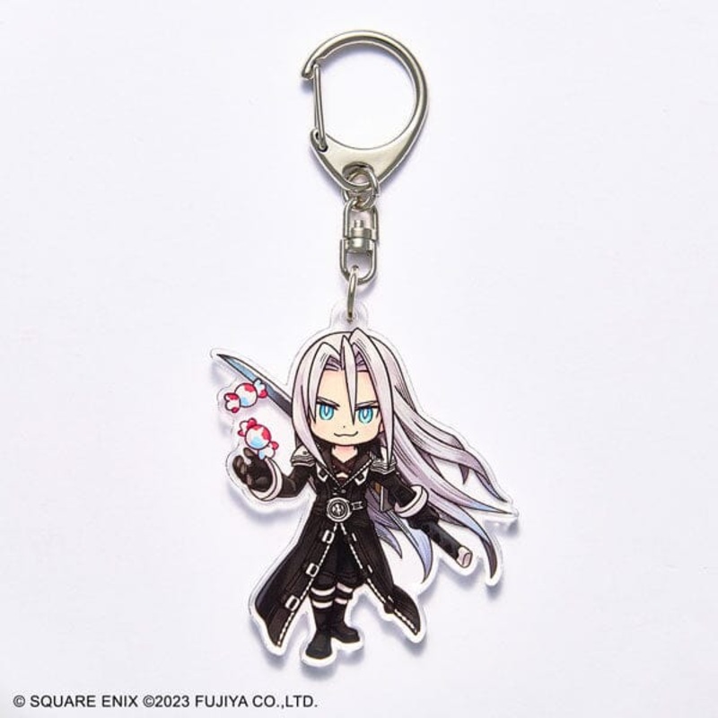 Sephiroth Acrylic Keychain FINAL FANTASY VII EVER CRISIS  Peko & Poko