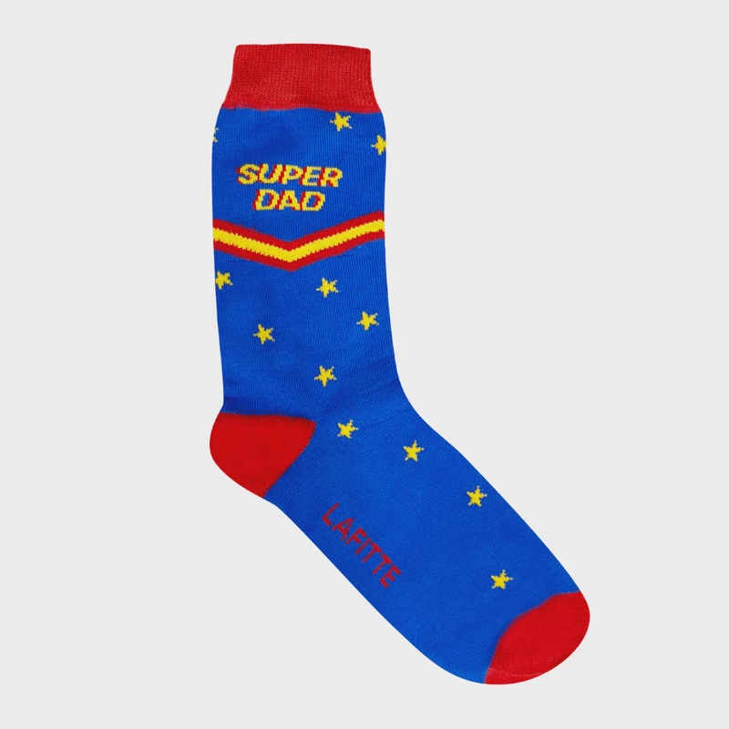 Super Dad Sock - Blue
