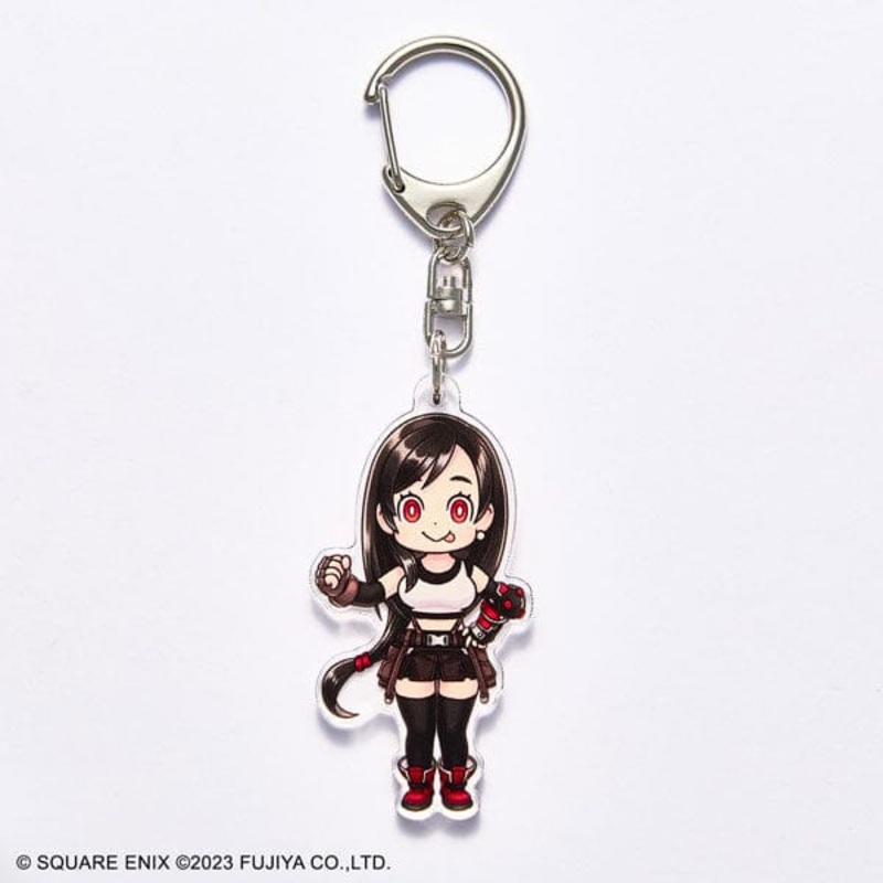Tifa Acrylic Keychain FINAL FANTASY VII EVER CRISIS  Peko & Poko