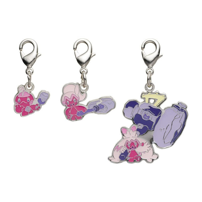 Tinkatink, Tinkatuff, Tinkaton - National Pokdex Metal Charm Keychain #957, #958, #959