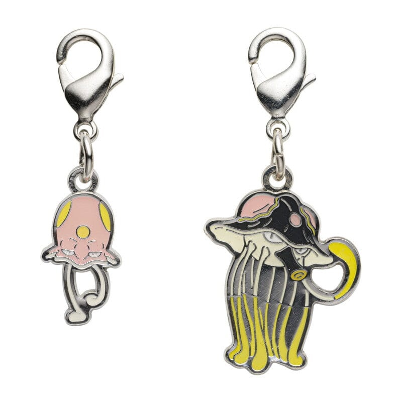 Toedscool, Toedscruel - National Pokdex Metal Charm Keychain #948, #949
