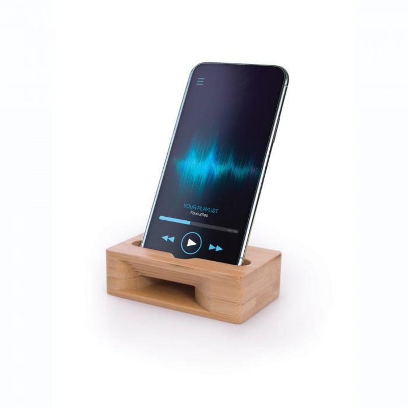 Bamboo Phone Holder & Amplifier