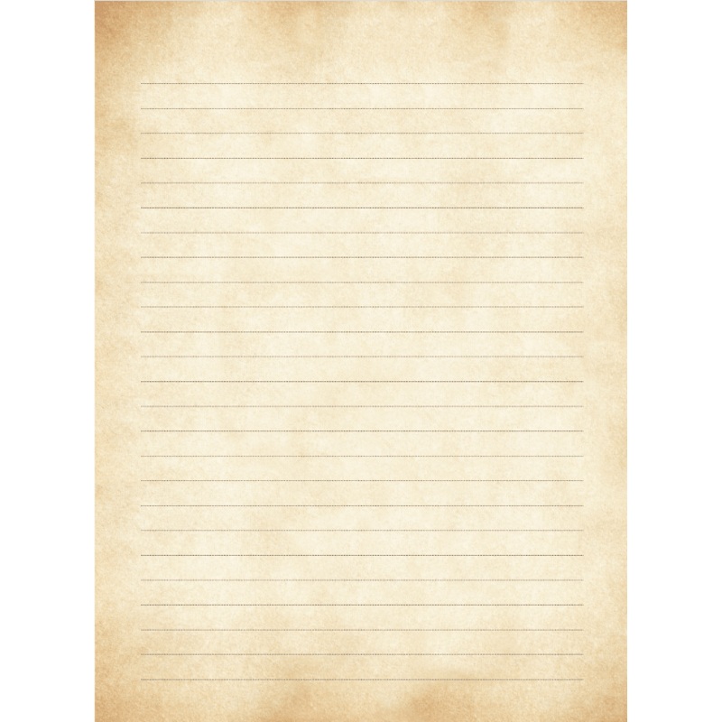 Vintage Parchment Stationery Set