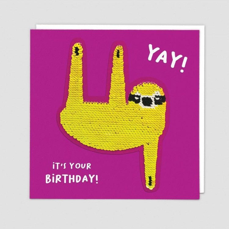 Card - Sloth - Yay It's Your Birthday