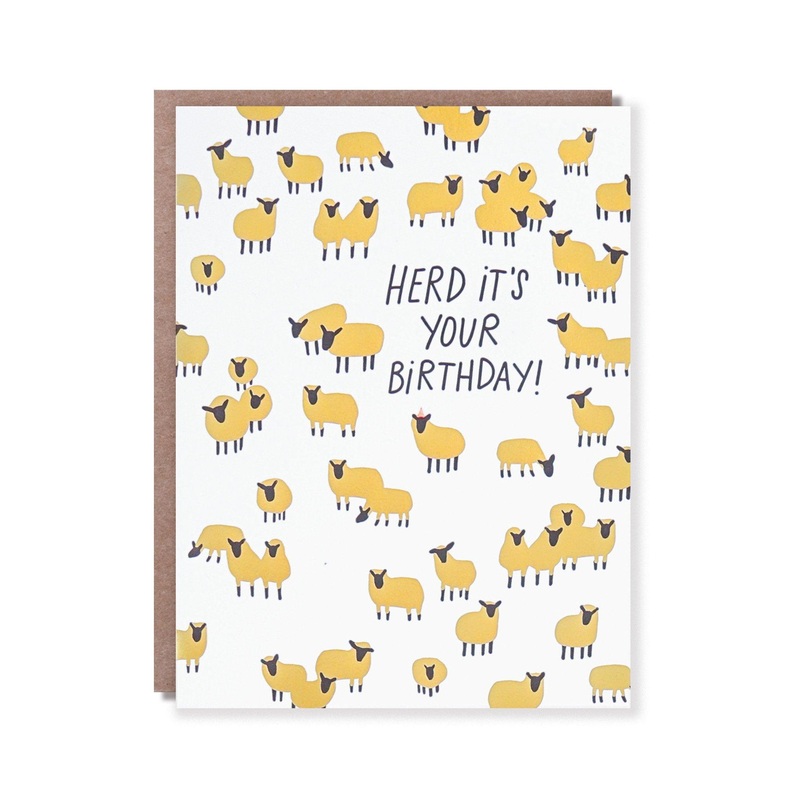 Hello Lucky - Single Card - Herd It's Your Birthday