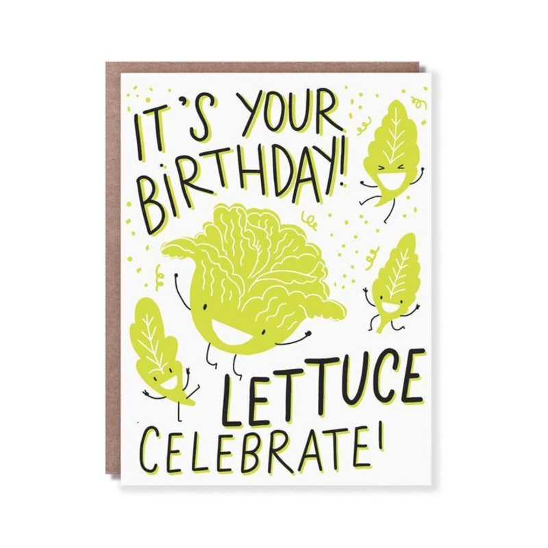 Hello Lucky - Single Card - Lettuce Celebrate