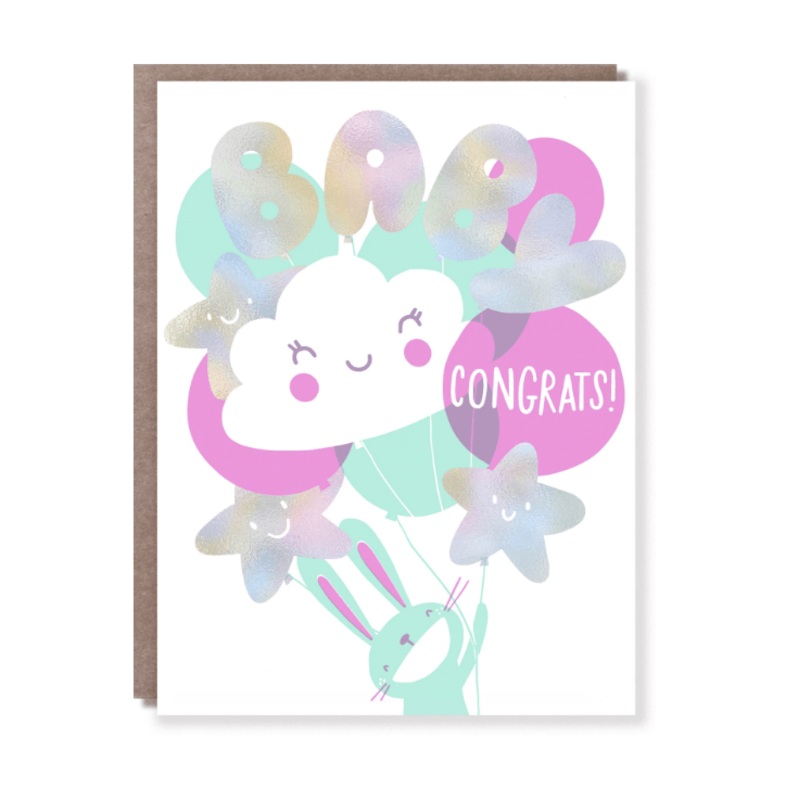 Hello Lucky - Single Card - Pumped Baby