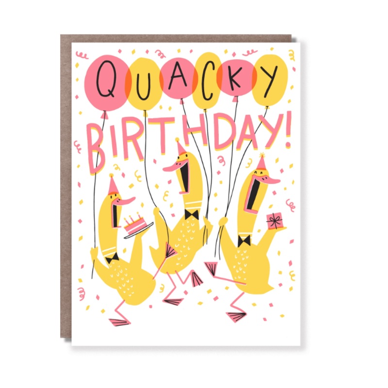 Hello Lucky - Single Card - Quacky Birthday