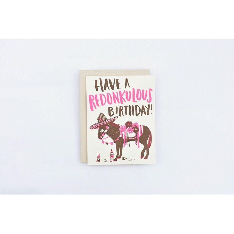 Hello Lucky - Single Card - Redonkulous Birthday