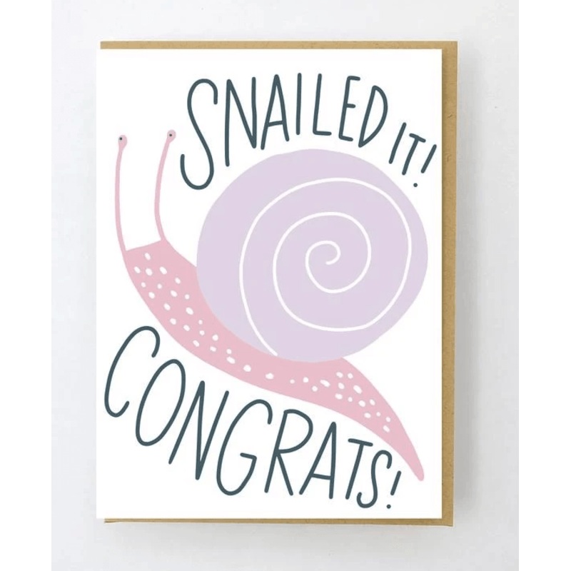 Hello Lucky - Single Card - Snailed it!