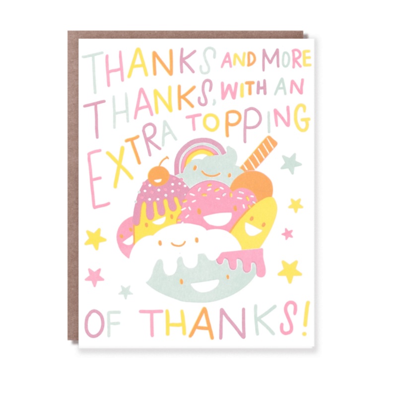 Hello Lucky - Single Card - Sundae Thanks
