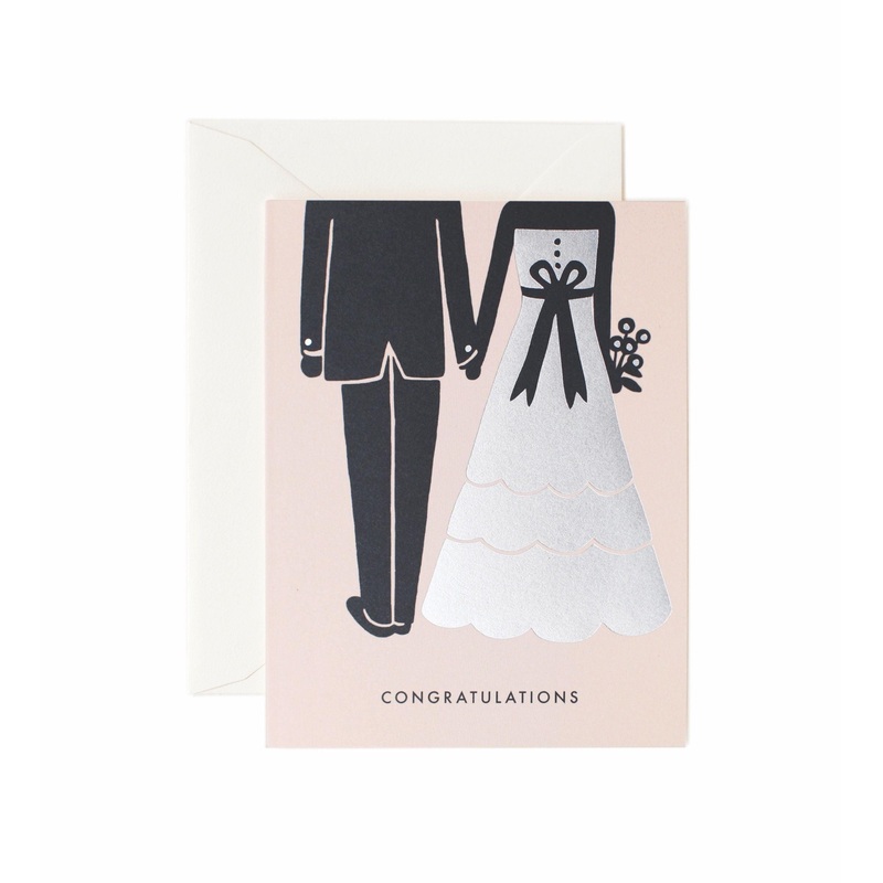 Rifle Paper Co - Single Card - Congrats Beginnings