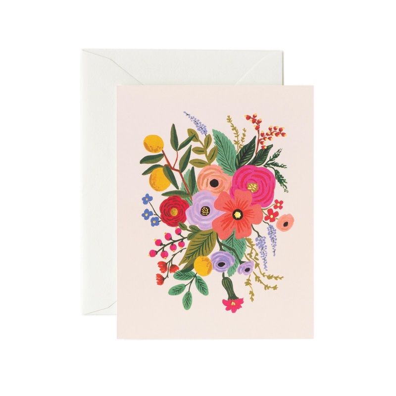 Rifle Paper Co - Single Card - Garden Party Blush