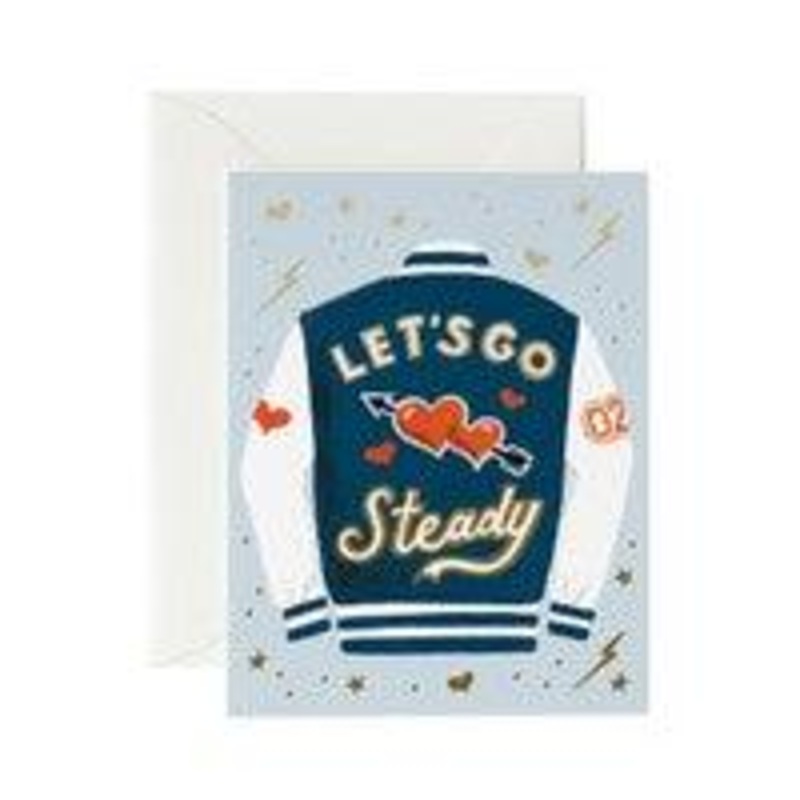 Rifle Paper Co - Single Card - Let's Go Steady