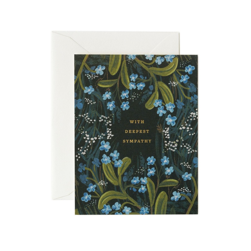 Rifle Paper Co - Single Card - Sympathy Bouquet
