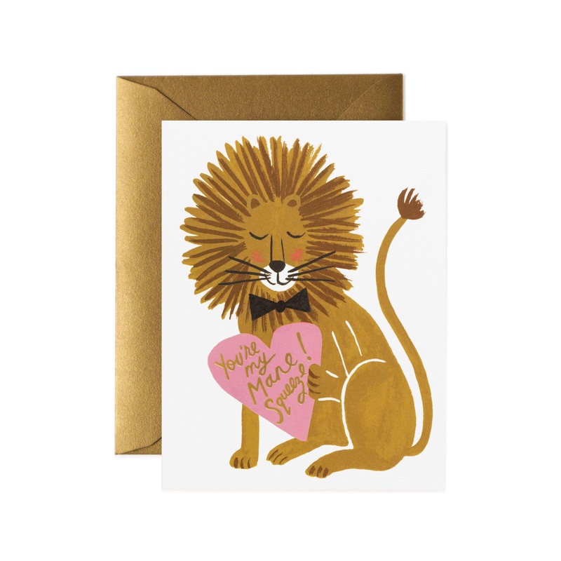 Rifle Paper Co - Single Card - You're My Mane Squeeze