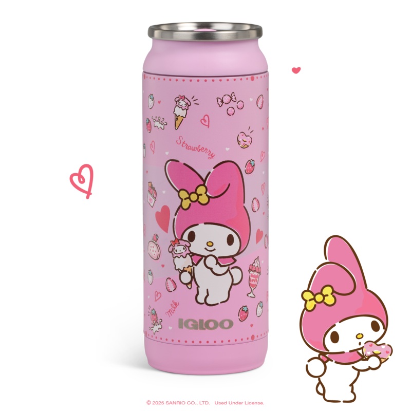 My Melody x Igloo 50th Anniversary 16oz Stainless Steel Can
