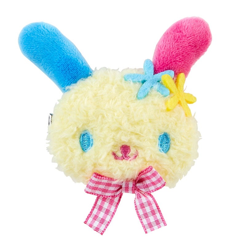 U*SA*HA*NA Plush Hair Clip (Gingham Bow)