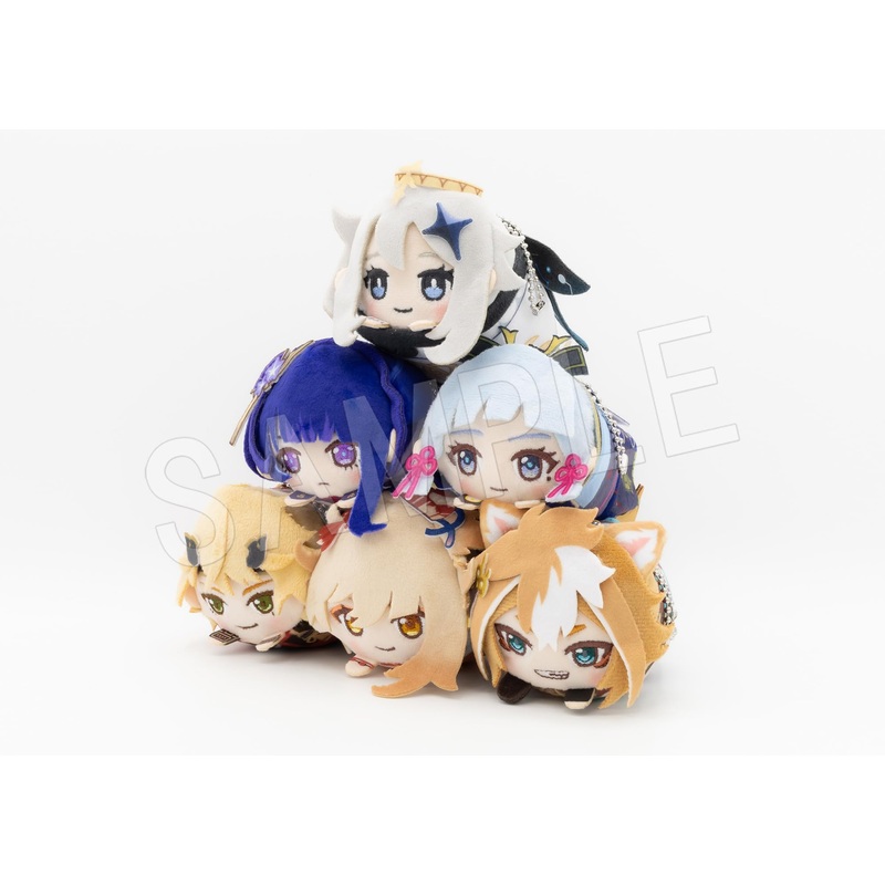 Chugaikogyo Genshin Mochikororin Plush Mascot Vol.3 1Box 80Mm Polyester