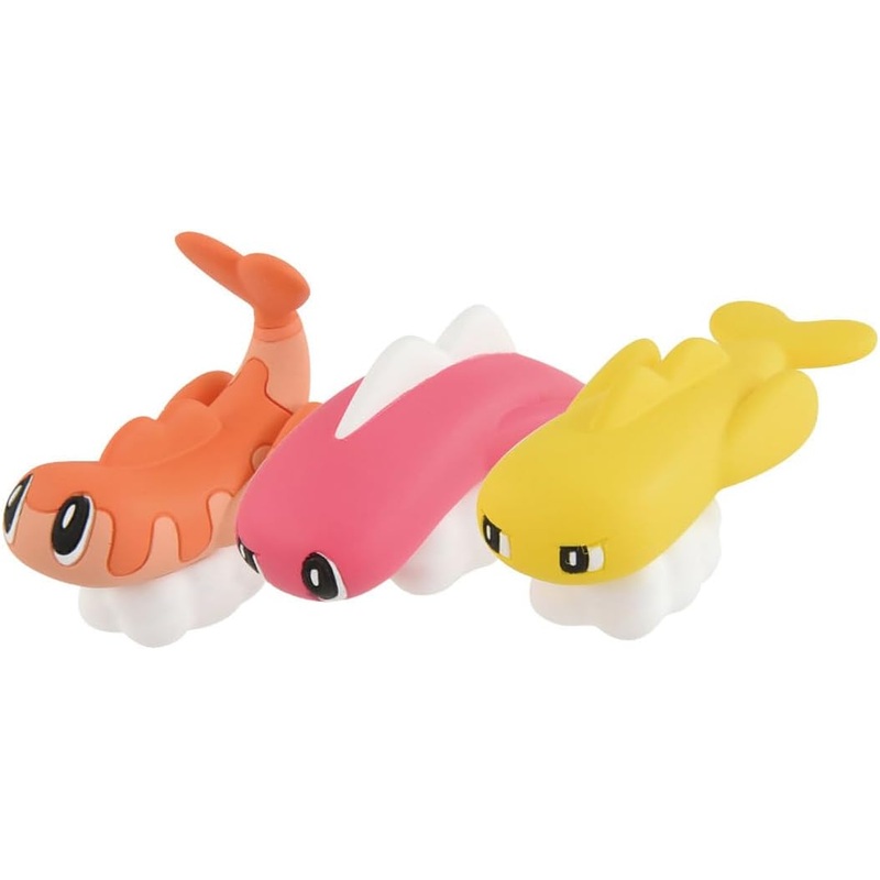 Pokemon Center Moncolle Sharitats Slouching Drooping Stretched Figures Set