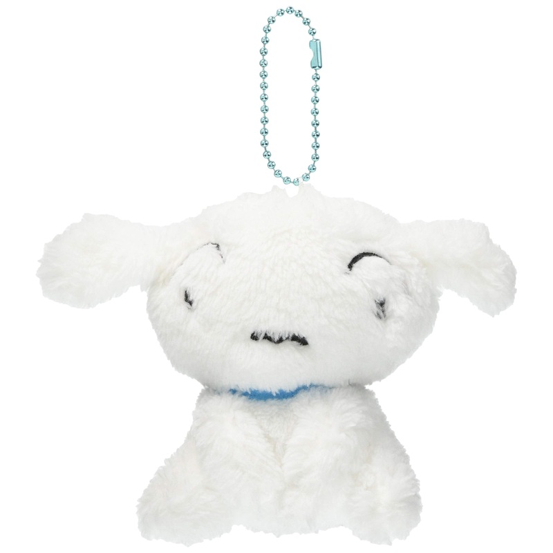 Tease Keychain Crayon Shin-Chan Plush Mascot Shiro Ks-5518745Si