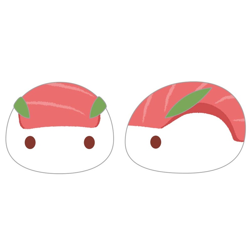 Kotobukiya Mochifure Plush Sushi Tuna Japanese Soft Toy Gx455