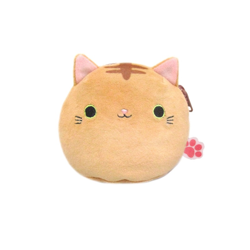 Sanei Boeki Nekodango Omochi Tora Plush Toy 10cm Soft and Cute