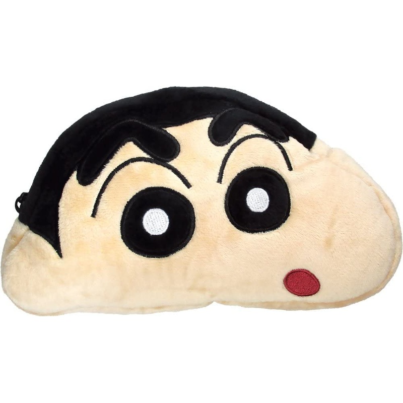 TS Factory Crayon Shin-Chan Plush Face Pen Pouch Shin-Chan H10.5 X W20.5 X D4Cm Ks-5540935Sn