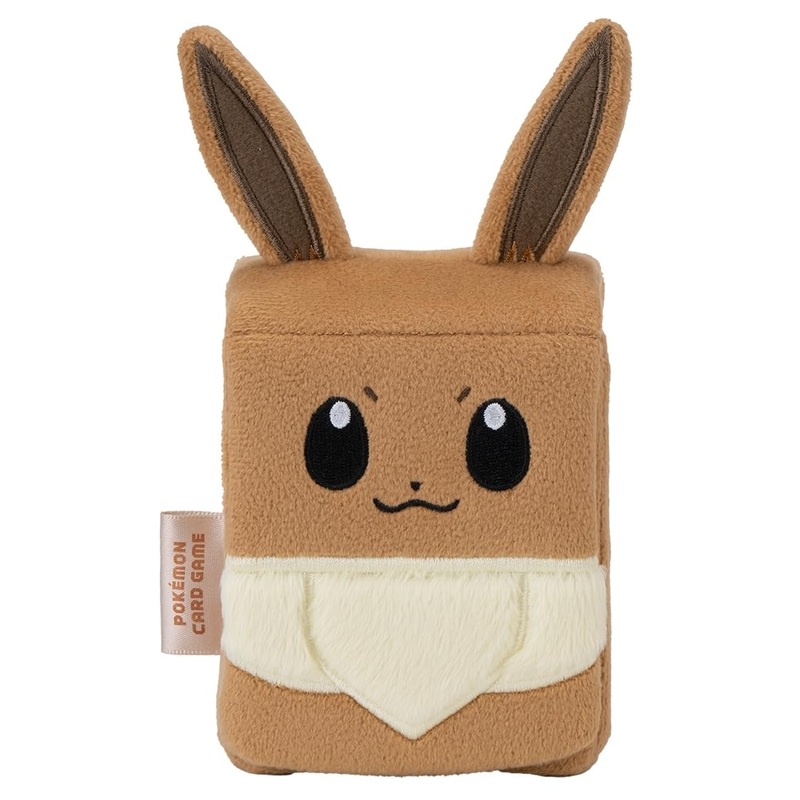 Pokemon Center Original Card Game Plush Flip deck case Eevee