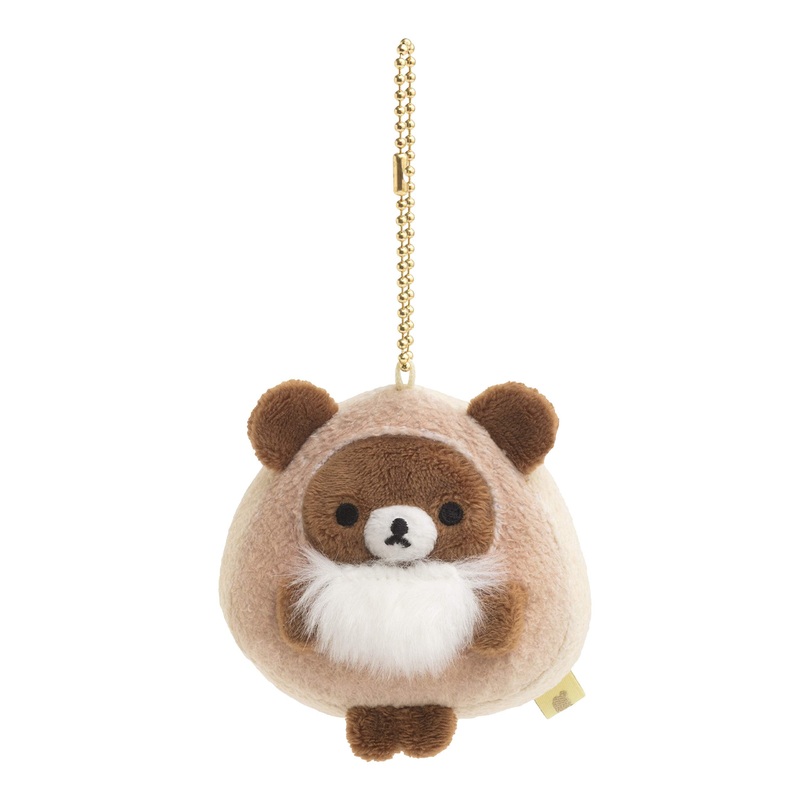 SAN-X  Rilakkuma Keychain Plush Grilled Onigiri